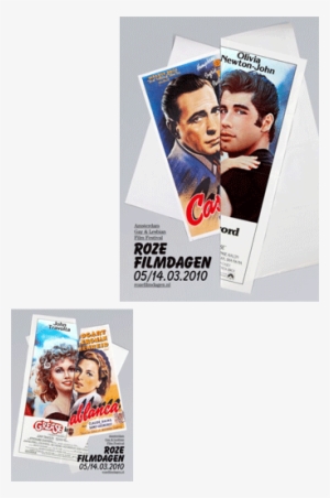 Posters Designed By 'sander Plug' For The 'roze Filmdagen' - Grease Movie Poster 24in X36in