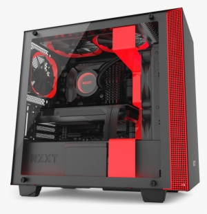 Nzxt H500 Black And Red