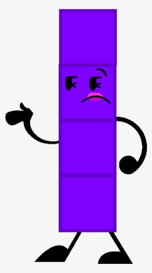 Purple Tetris Block Like Pancake - Purple Tetris