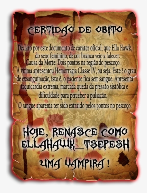 Photo Atestado De Oacutebito - Calligraphy