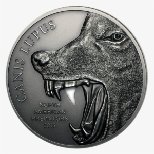 Cook Islands 2015 10$ Gray Wolf North American Predators - North American Predators Coin