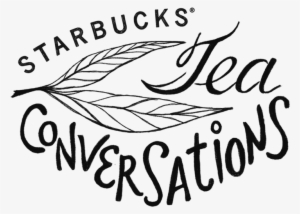 Tea 101 Conversations - Tea Logo Black And White