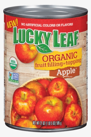 Organic Apple Fruit Filling - Lucky Leaf Organic Apple Fruit Filling Or Topping -