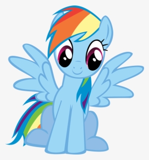 Kittyhawk-contrail, Cute, Rainbow Dash, Safe, Simple - My Little Pony Rainbow Dash