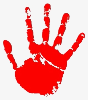Trent's Red Handprint Red, Diablo, Blues Clues - Red Hand Gang