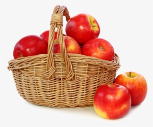 Go To Image - Fruit Apple Basket Png