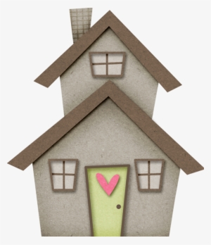 Wood Houses - Cute Little House Clip Art