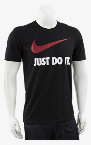 Nike Jdi Swoosh T Shirt Black - Just Do It Nike