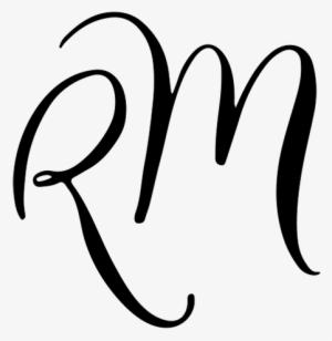 Two Letters - Initial Rm Monogram