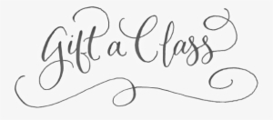 Classgift - Gift Calligraphy Png