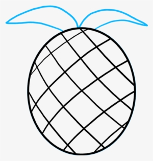 How To Draw A Pineapple Really Easy Drawing Tutorial - Easy Way To Draw Fruit Step By Step