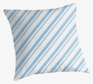 "light-blue Thin Diagonal Stripes" Throw Pillows By - Throw Pillow
