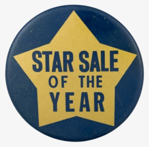 Star Sale Of The Year Event Button Museum - Circle
