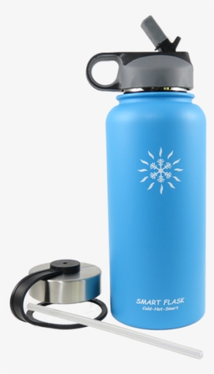 Insulated Water Bottle With Straw Lid