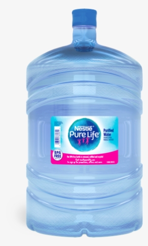 5 Gallon Jug Of Nestle Pure Life Purified Water For - Nestle Pure Life Bottled Water Transparent Background