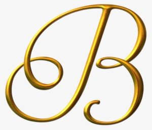 Alfabeto Dorado Png - Letras B Png
