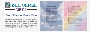 Bible Verse Gifts - Brochure