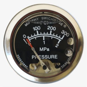 Rev Aa00 Gauge - Murphy 300 Psi Mechanical Pressure Swichgage W/ High