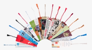 2" X 6" Economy 14pt Custom Bookmarks With Floss Tassels