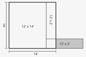 Illustration Showing How To Estimate Carpet For A Room - Carpet