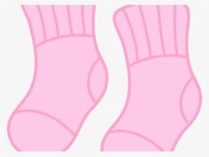 Baby Girl Footprint Clipart - Clip Art