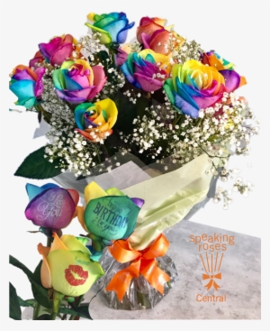 Roses Bouquet With Any Standard Phrase - Portable Network Graphics