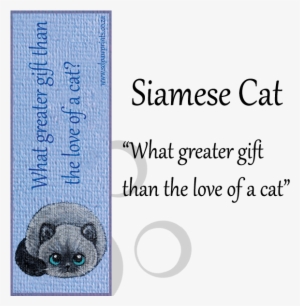 Siamese Cat Bookmark - Inhale Exhale Tote Bag