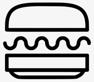 Hamburger Comments - Burger Line Icon Png