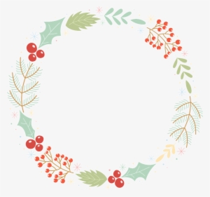 Christmas Wreath Christmas Cartoon Transparent - Christmas Day