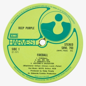 Shvl 793 Label Alt - Deep Purple In Rock Lp