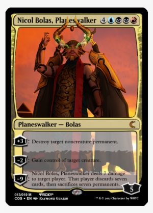 Nicol Bolas, Planeswalker Costume Finished, New Card - Planeswalker