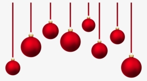 Bolas De Natal Png - Red Christmas Balls Png Transparent Background