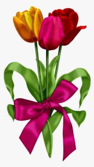 Free Tulip Flower Clip Art - Tulip Yellow .png