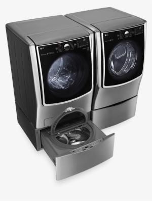 Washer And Dryer - Lg Black Stainless Washer And Dryer