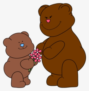 Mother&day Clip Art - Mother Bear And Baby Bear Clipart