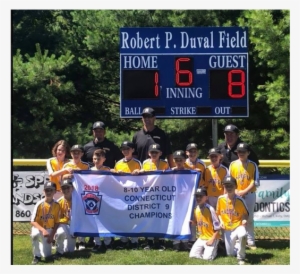 2018 Madison 8-10 Baseball District Champions - Wisconsin Badgers Baseball