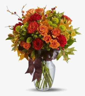 Bouquet Of Autumn Flowers Tube - Happy Birthday Modi Ji