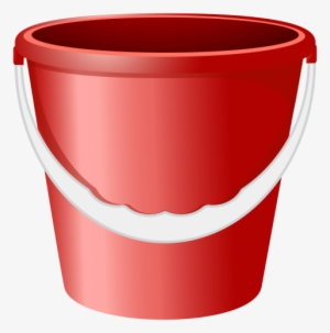 Free Png Red Bucket Image Png Images Transparent - Red Bucket Png