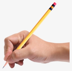 Hand Holding Pencil - Hand Holding A Pencil Png