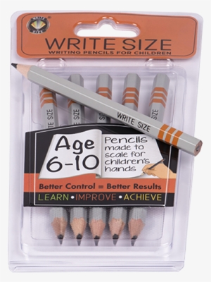 6-10 Years Improve Confidence And Ability - Warehouse Stationery Write Size Pencils Set 10+ Multi-coloured