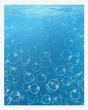 Póster Burbujas De Agua En Una Escena Bajo El Agua - Circle