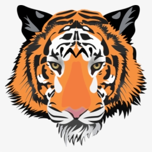 Riverside Tigers - White Tiger Face Throw Blanket