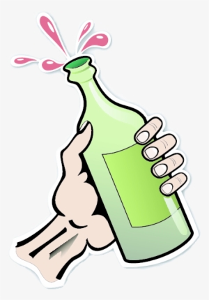 Beer Bottle Clipart Png - Hand With Bottle Clipart