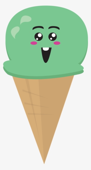 Icecream Cupcake Cookie Cakepop Kawaiikakes - Cute Cartoon Ice Cream Png