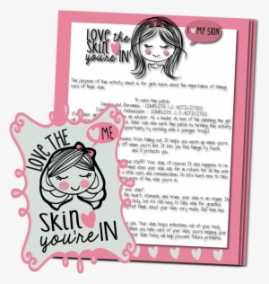 -love The Skin Your'e In Patch Activity Sheet - Girl Scout Broadway Patches