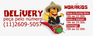 Horario Delivery - Delivery Comida Mexicana