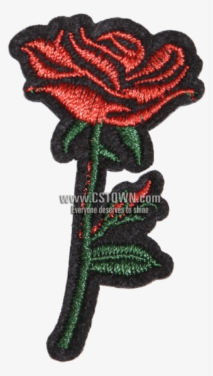 give rose to your beloved one embroidery patch - wool