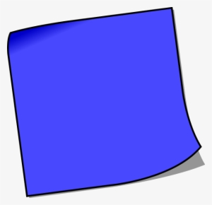 Blank Sticky Note Vector Clip Art - Sticky Note Pad Clip Art