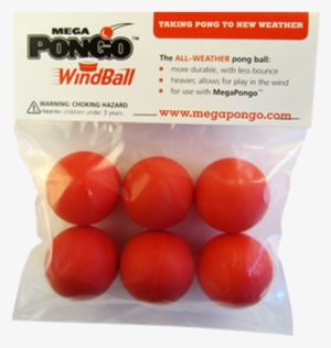 The All-weather Pong Ball - Megapongo Wind Ball Beer Pong Tailgating Ball