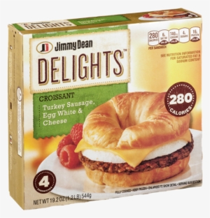 Jimmy Dean® Delights™ Croissant Sandwiches Turkey Sausage, - Jimmy Dean Delights, Turkey Sausage, Egg White